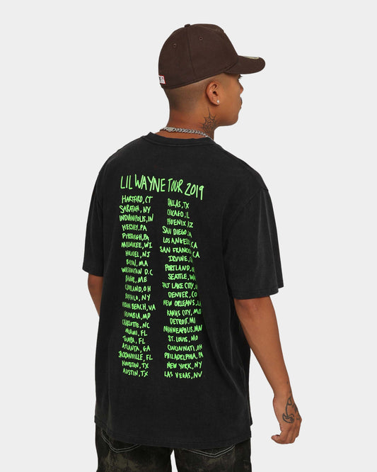 Lil Wayne Green Tour T-Shirt Washed Black
