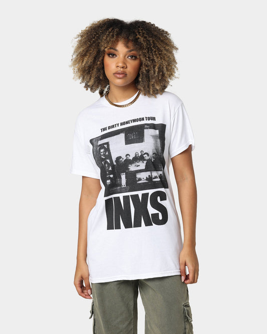 INXS The Dirty Honeymoon Tour T-Shirt White Style001