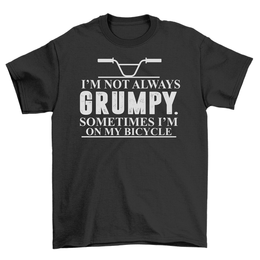 Grumpy Bicycle TShirt Funny