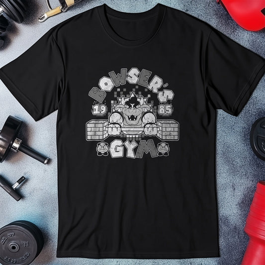 Bowser's Gym Funny T-Shirt - Level
