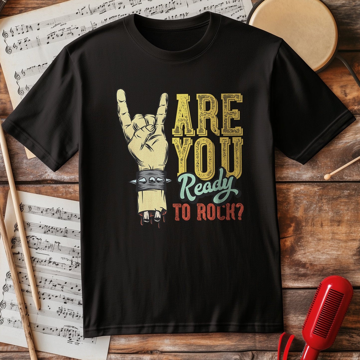 Are You Ready To Rock? Funny T-Shirt