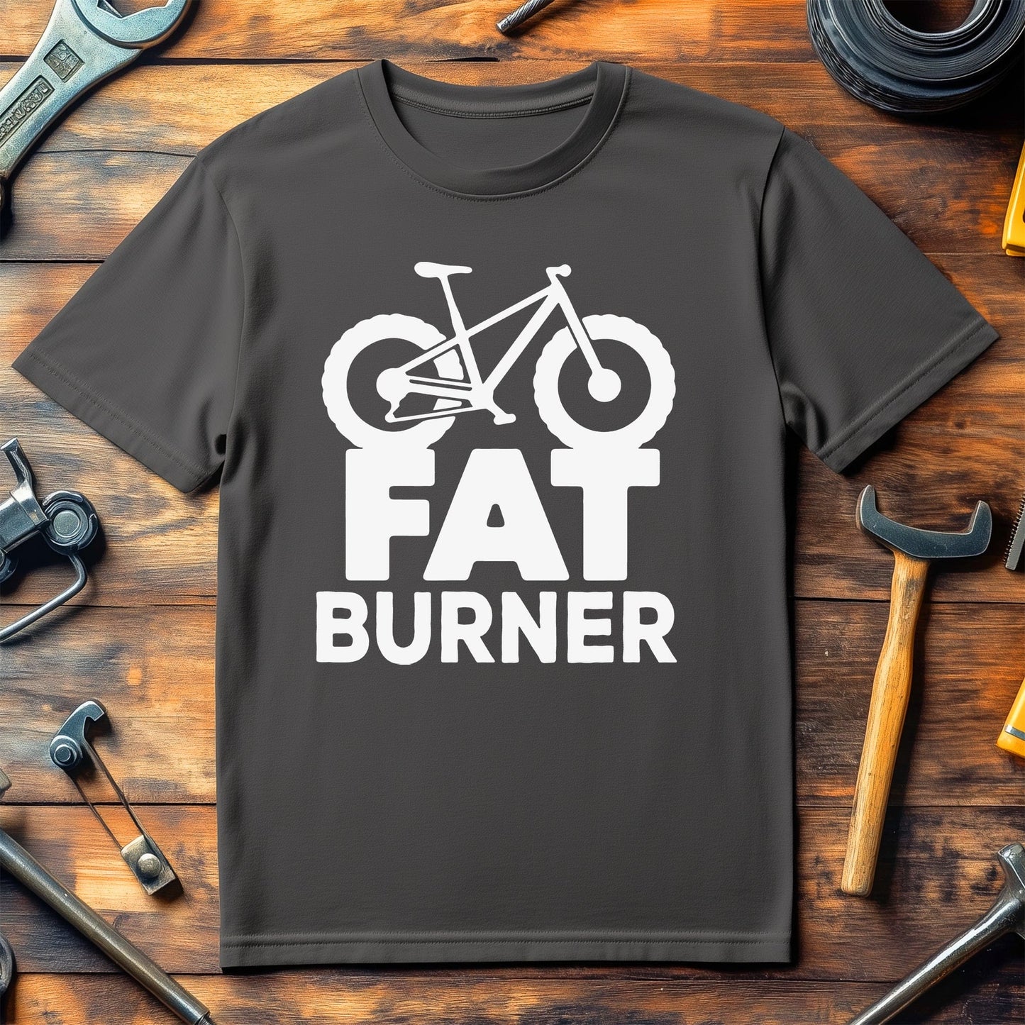 Cycling (199) Humor Tee - Funny Fat