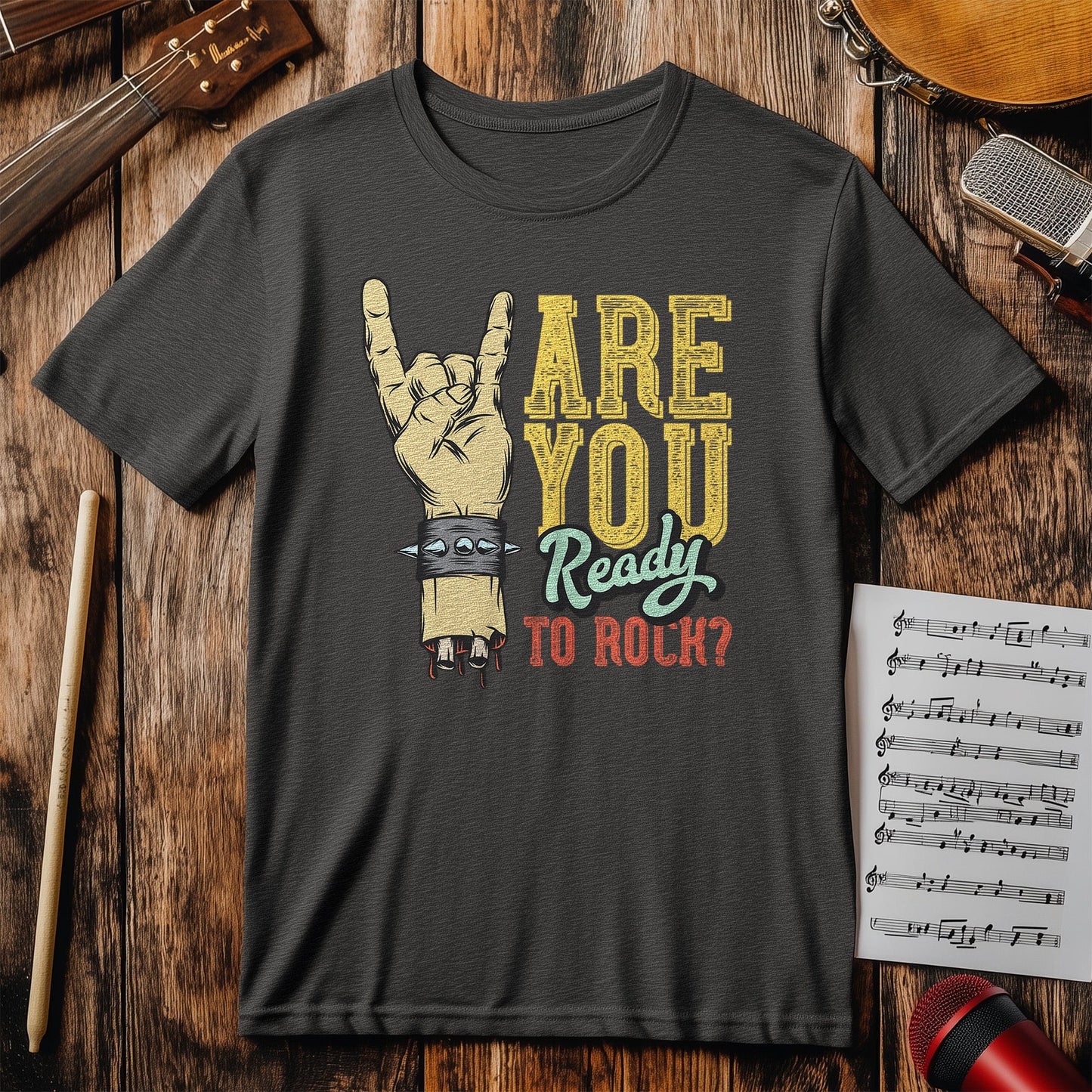 Are You Ready To Rock? Funny T-Shirt