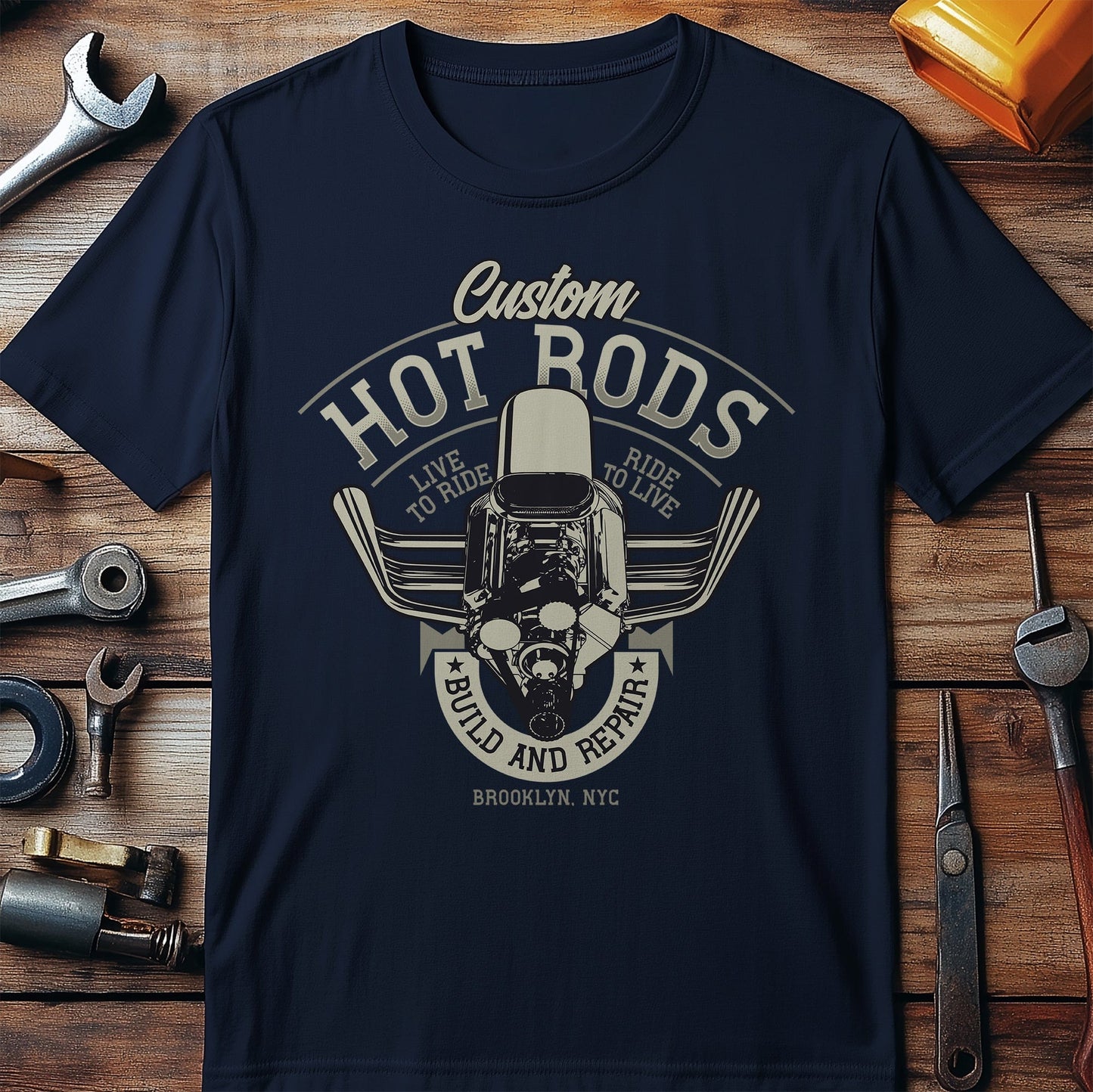 Custom Hot Rod Build & Repair T-Shirt