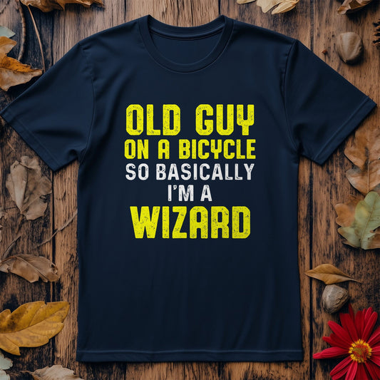 Cycling Wizardry T-shirt Funny Old