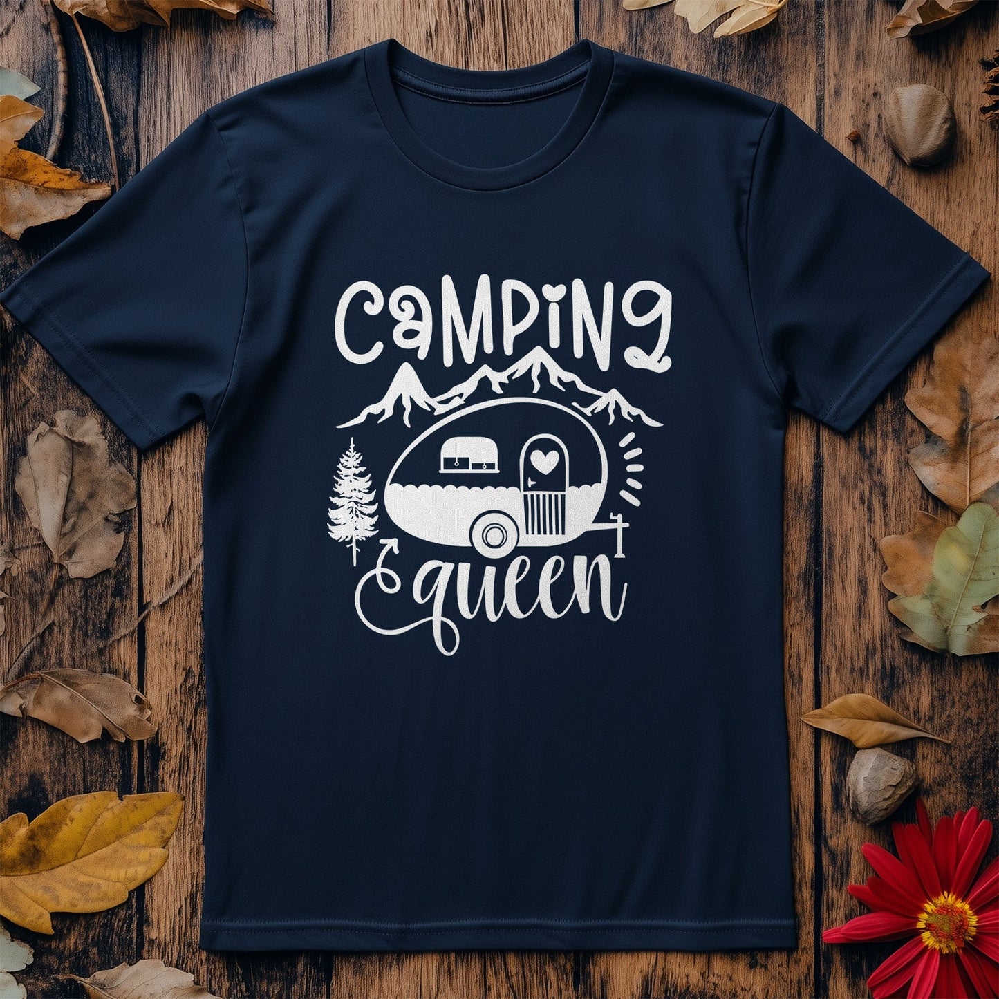 Camping Queen T-Shirt - Funny and
