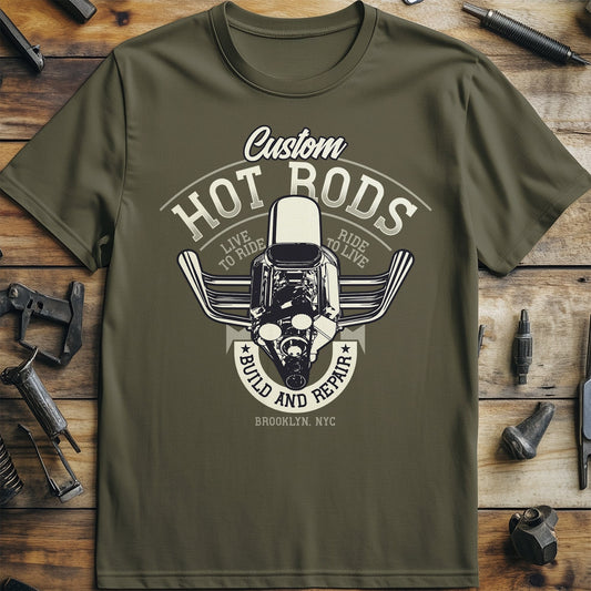 Custom Hot Rod Build & Repair T-Shirt