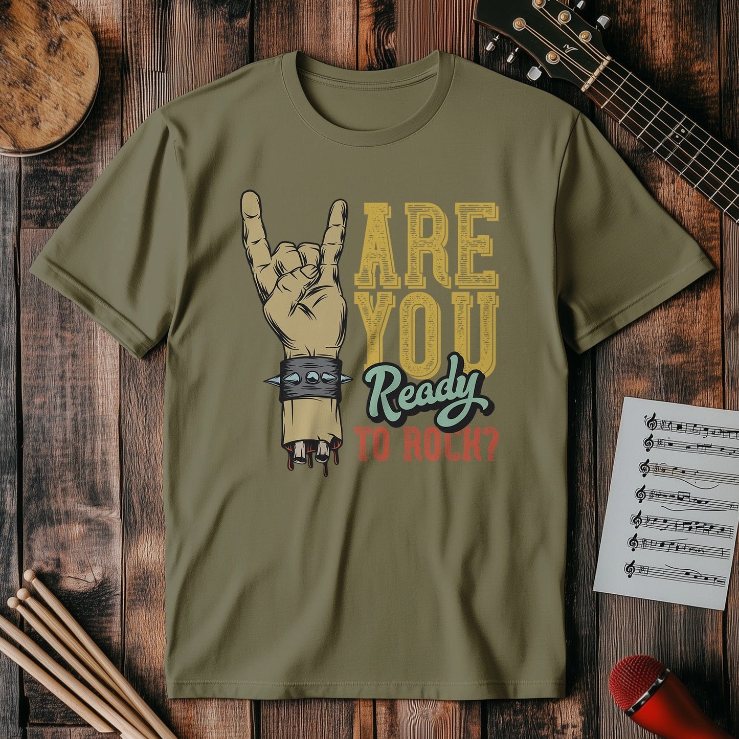Are You Ready To Rock? Funny T-Shirt