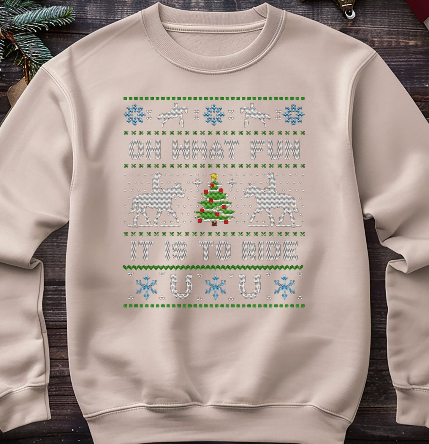 Horse Riding Oh What Fun! Funny Sweatshirt