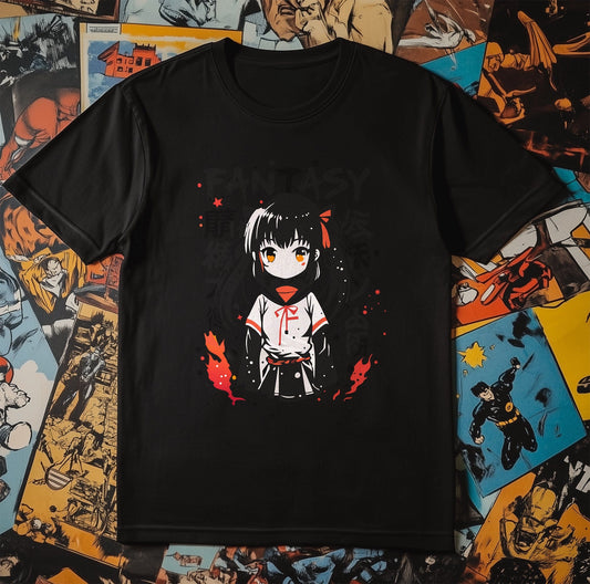 Cute Fantasy Anime Girl T-Shirt