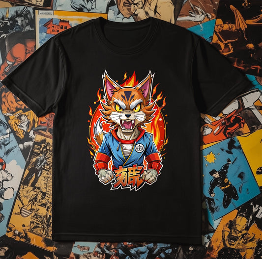 Tiger Anime T-shirt - Purr-fectly