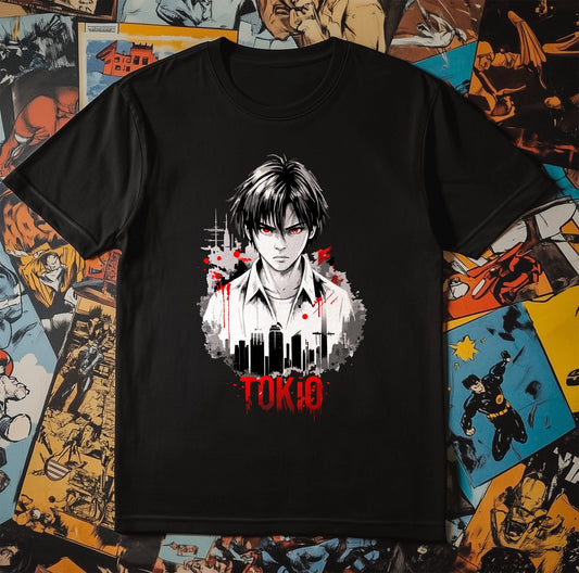 Tokio Anime Man t-shirt Bloody