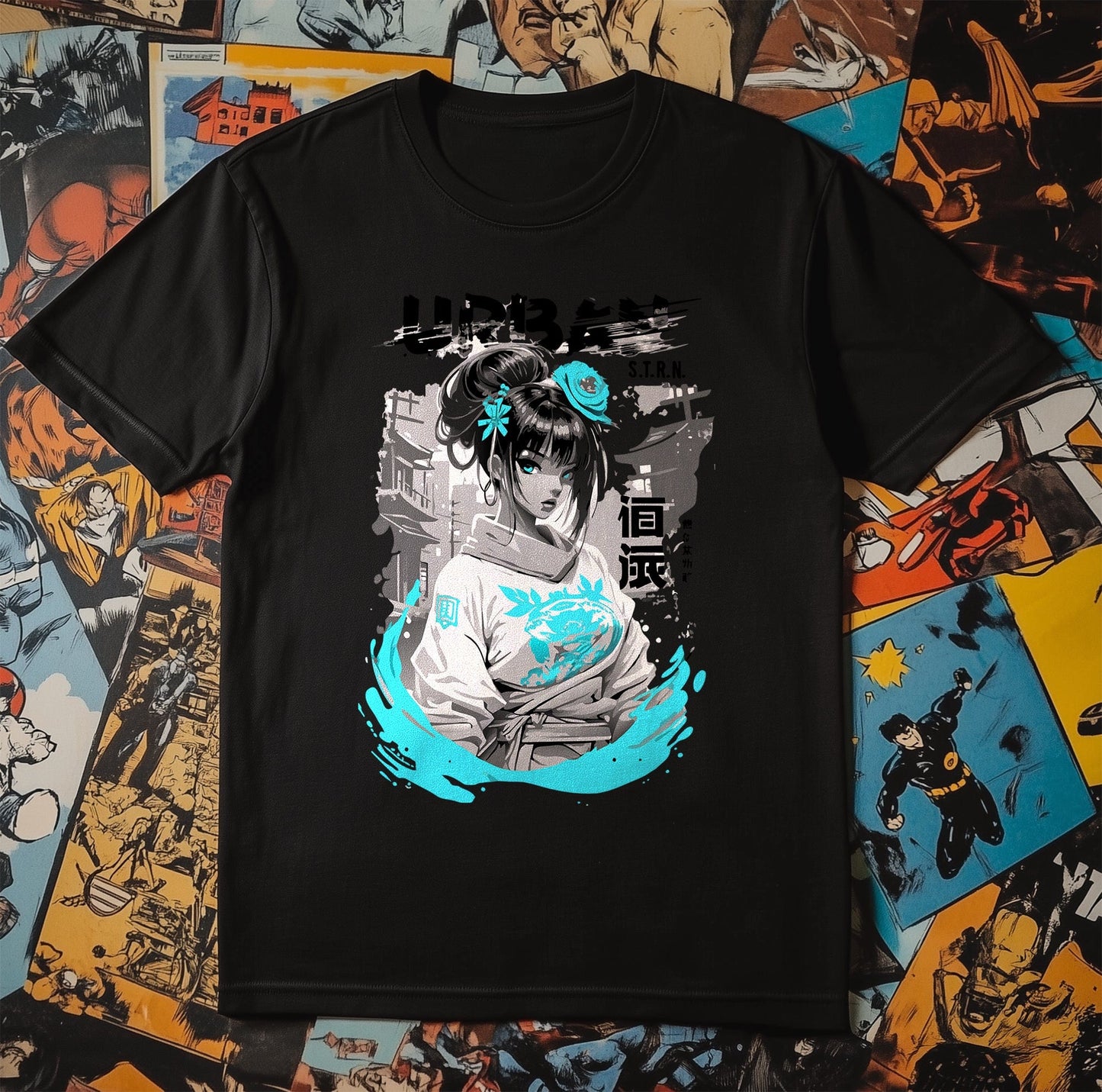Urban Samurai Anime T-Shirt