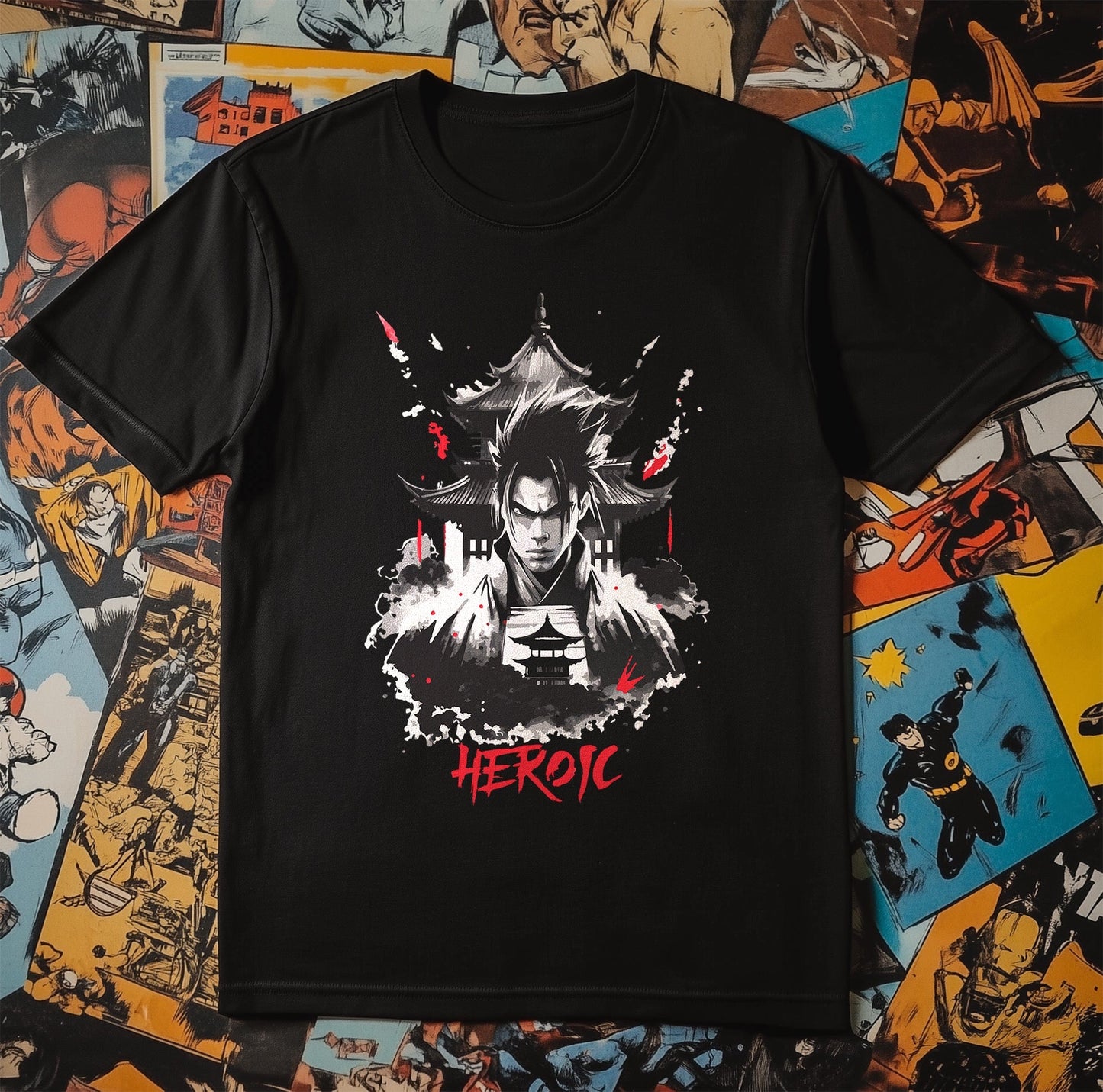Heroic Anime Character T-Shirt
