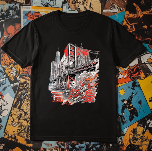 Tokyo Birdge Anime T-shirt