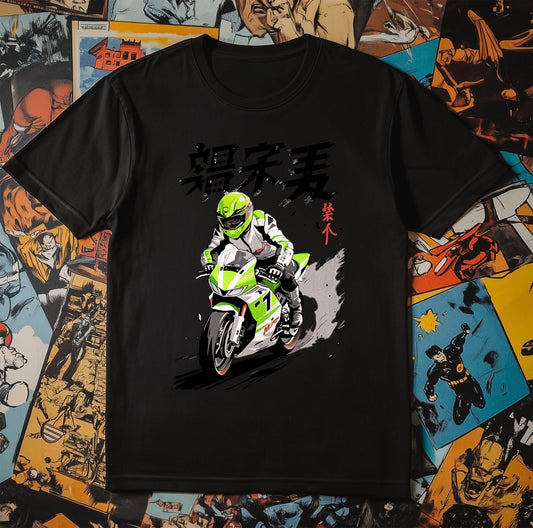 Anime Motorbike T-shirt - Rev Up