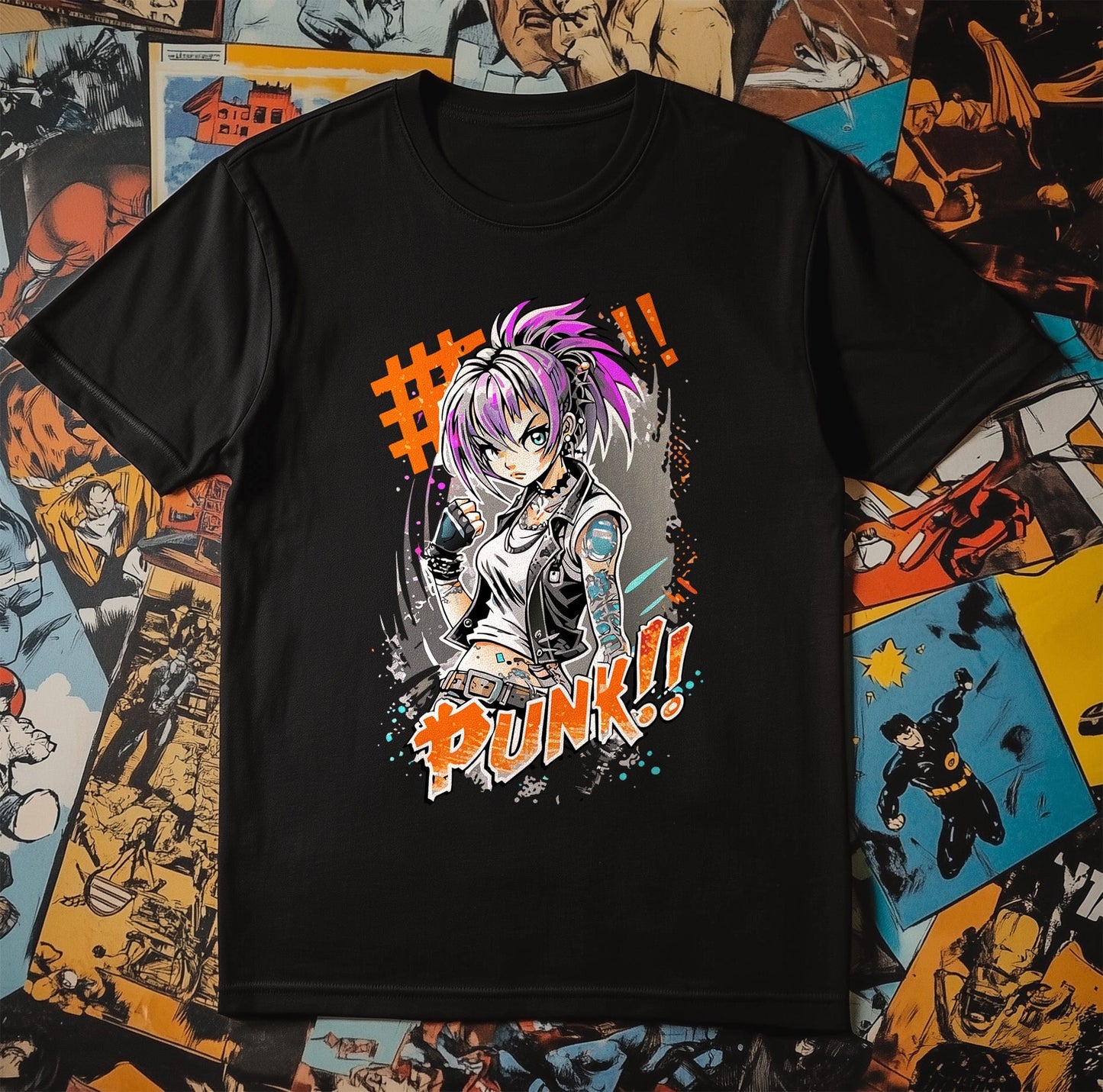 Punk Anime t-shirt