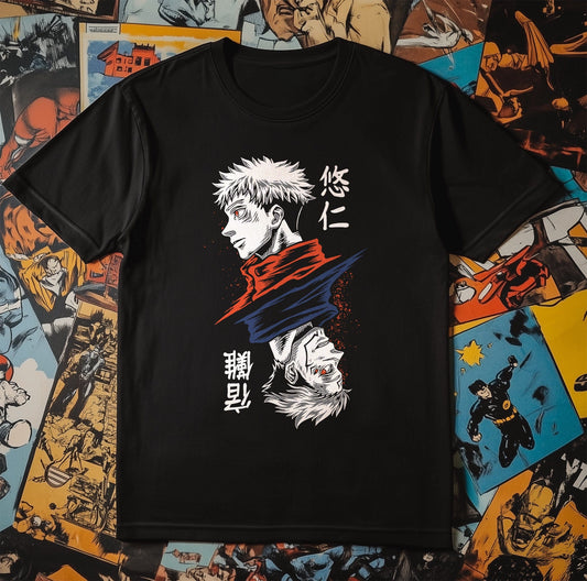 Satoru Anime Split T-shirt