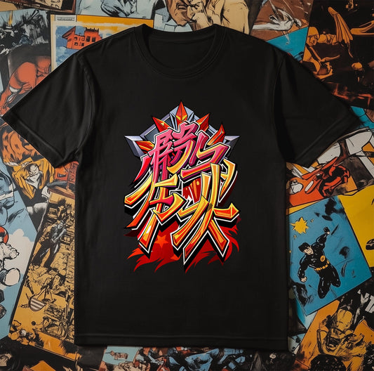 Bold Anime Text T-Shirt