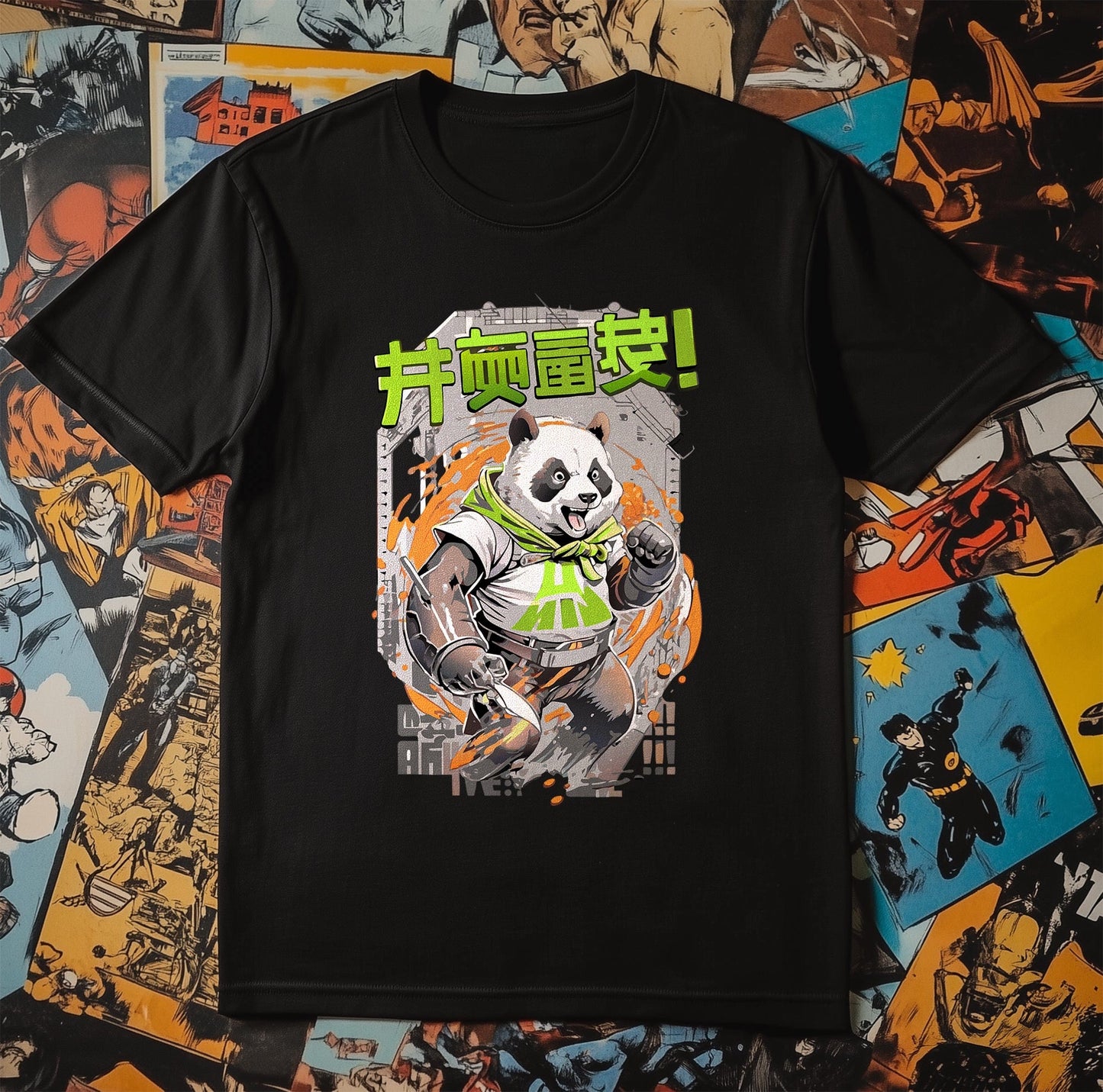 Panda Anime T-shirt