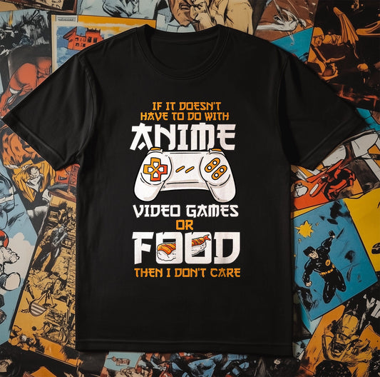 Anime Video Games Food T-shirt