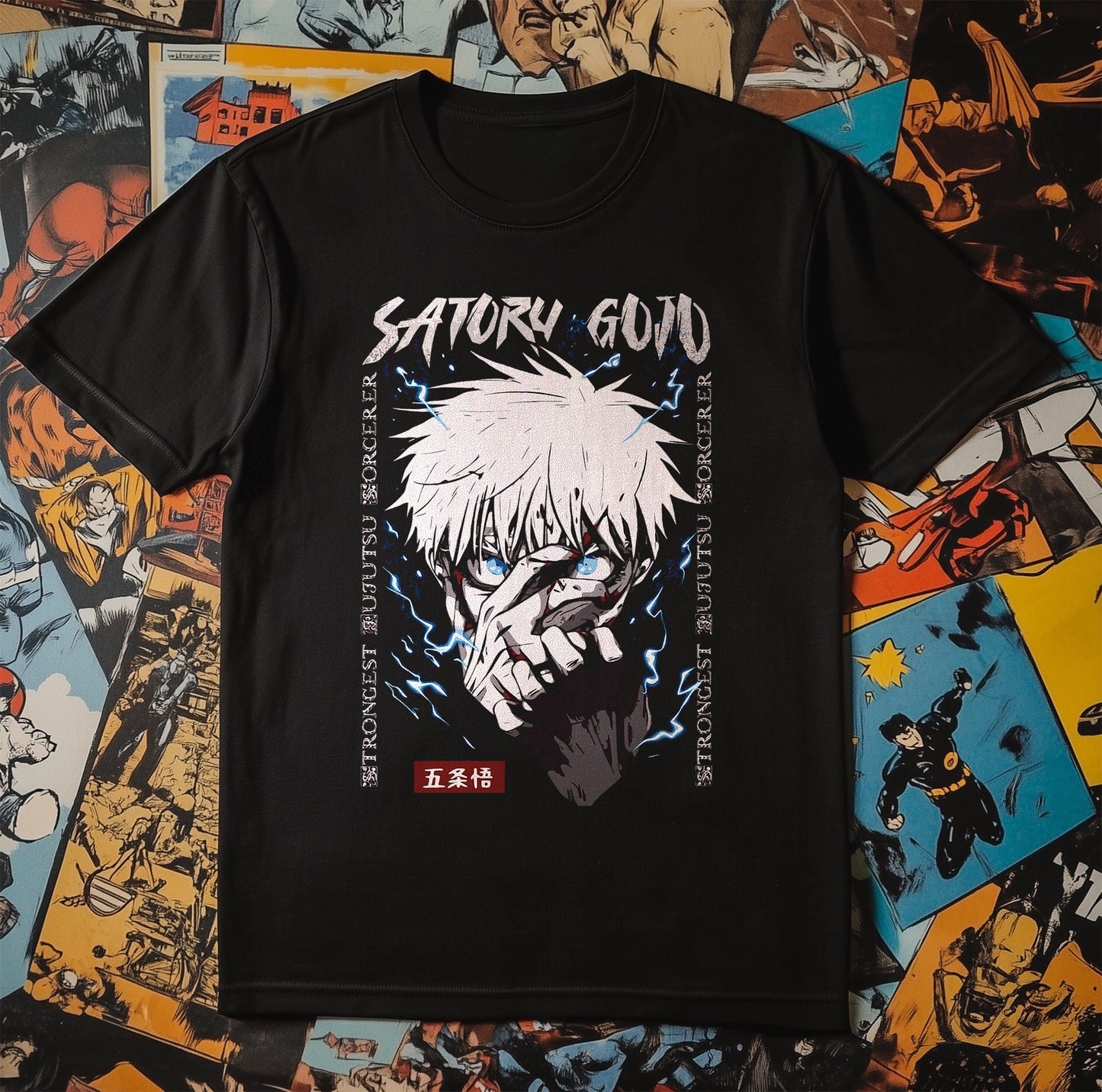 Satoru Anime Face T-shirt