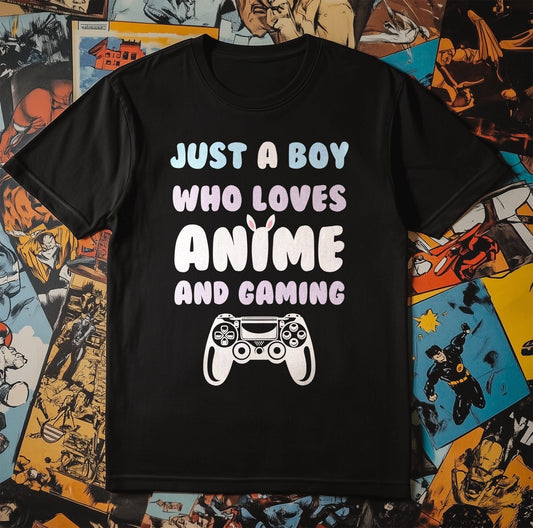 Boy Who Loves Anime 2 T-shirt - Geek