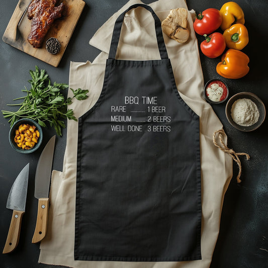 BBQ Timer T-Shirt - Grillin' and Chillin'! Perfect for meat maestros, funny unisex design, 100% Cotton. It's time to sizzle!