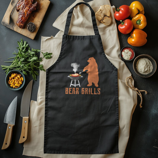 BBQ Bear T-Shirt (13) - Grill Master Approved! Funny Unisex Design, 100% Cotton. For those who like their bears well done!