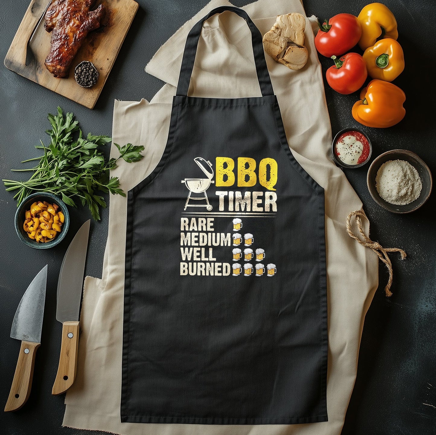 BBQ Timer 3 T-Shirt - Grill Master Approved! Funny Unisex Design, Perfect for BBQ Lovers, because timing is everything!