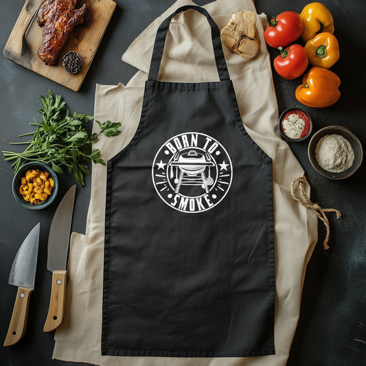 Born to Smoke 2 T-shirt - BBQ Enthusiast's Delight! Funny Unisex Design, 100% Cotton, Ignite Your Grilling Passion with Humor!