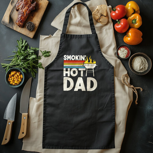 Smoking Hot Dad BBQ T-Shirt - Grill Master Approved! 100% Cotton, Unisex Design, Perfect for Dads Who Sizzle and Sear!