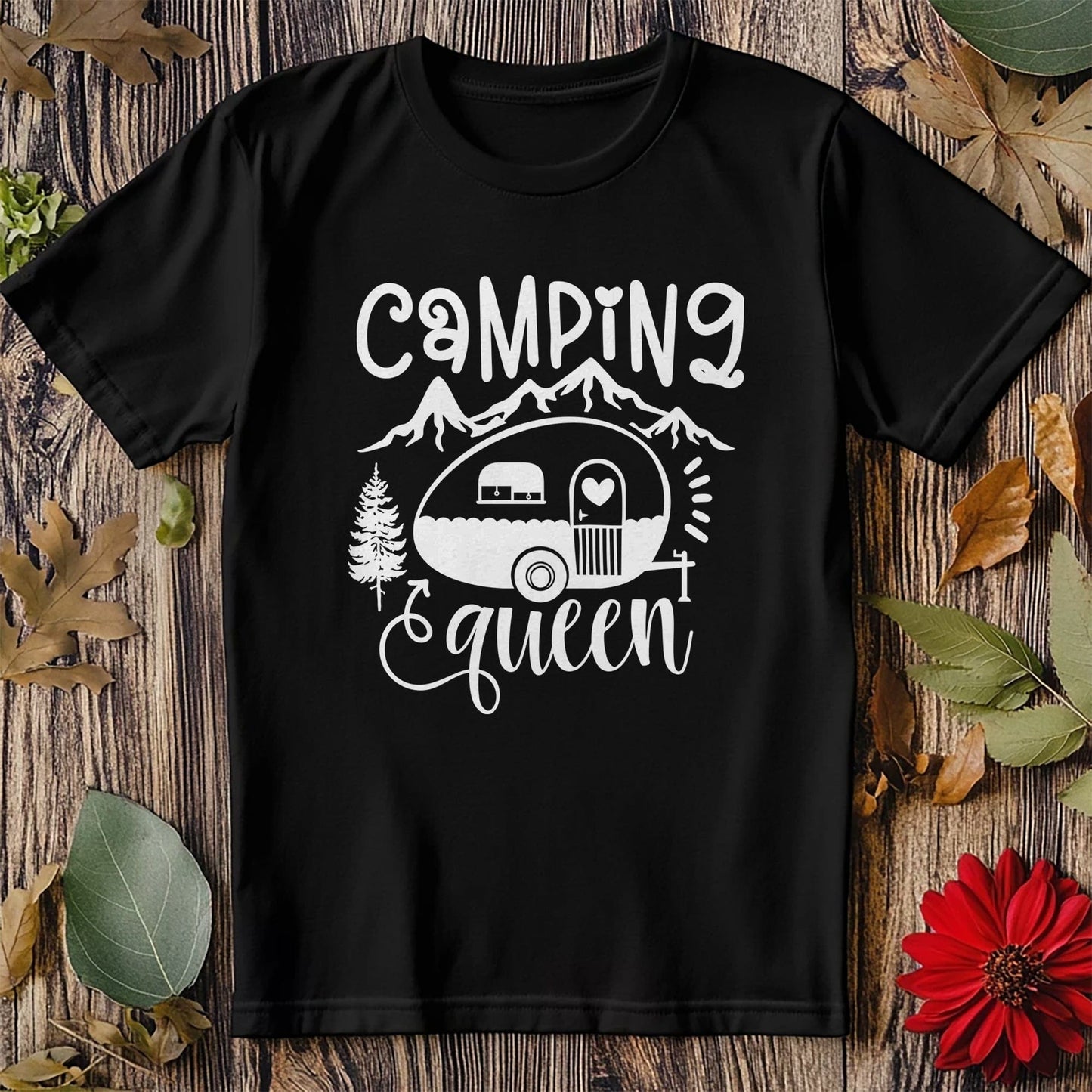 Camping Queen T-Shirt - Funny and