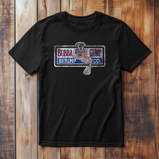 Buba Gump T-Shirt - Funny Seafood