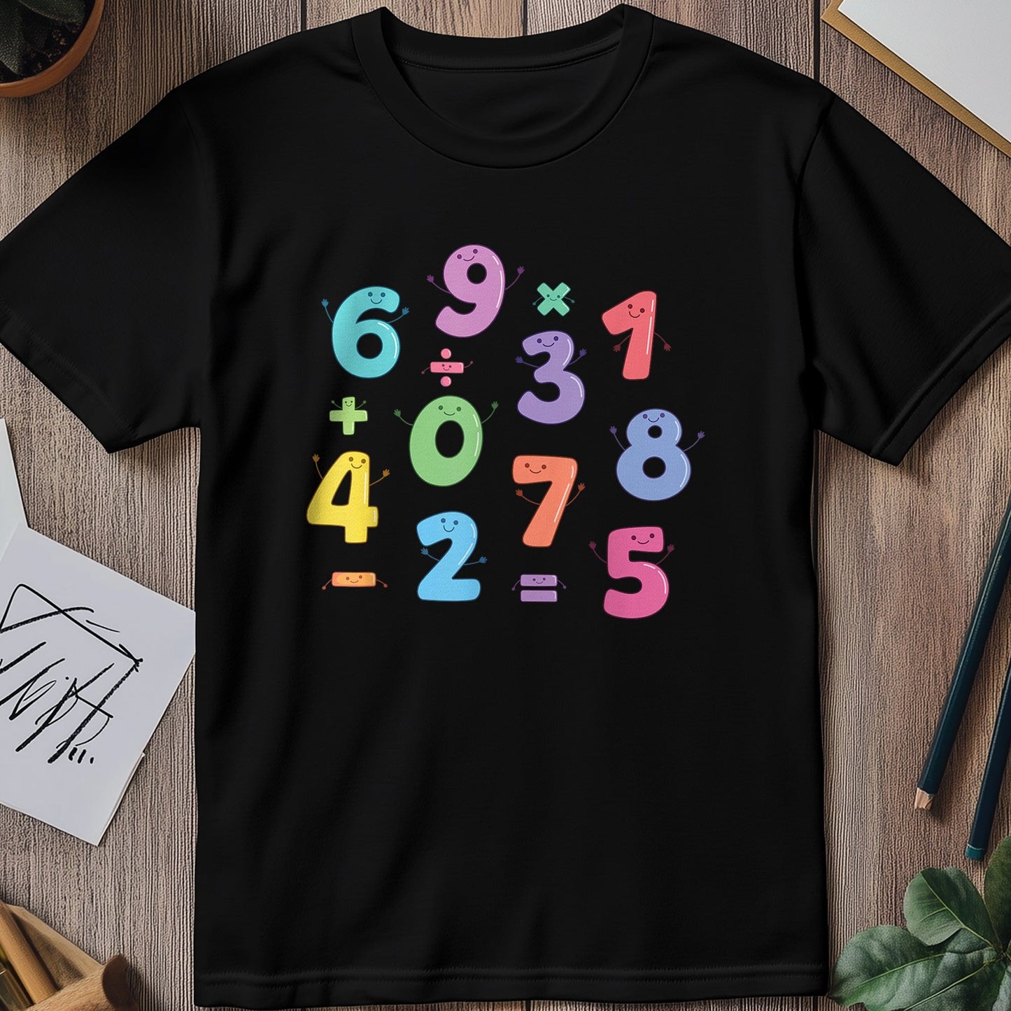 Funny Number Day Math Kids Tee