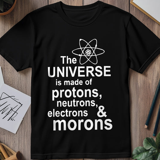 Electrons & Morons T-Shirt - Funny &