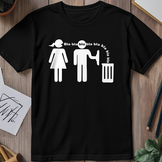 Bla Bla Bla Trash Talk T-Shirt - Funny