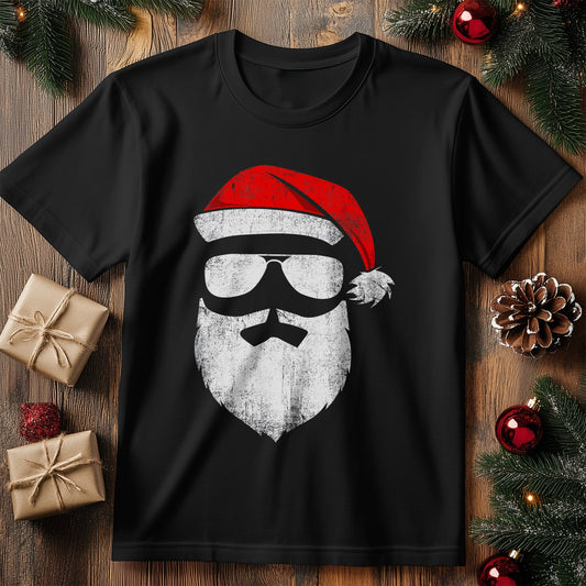 Funny Santa Claus Sunglasses T-Shirt