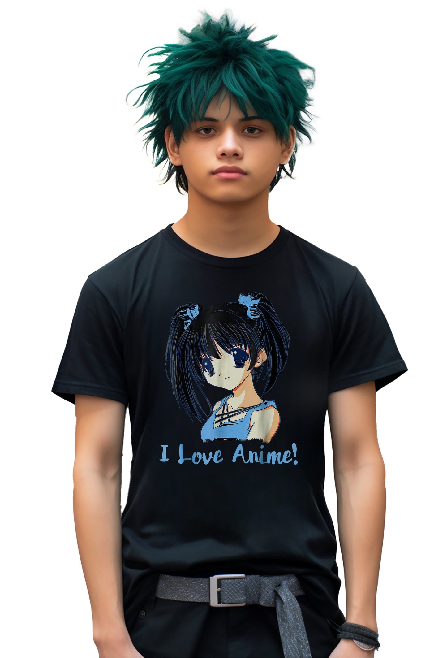 I Love Anime Anime Girl T-Shirt