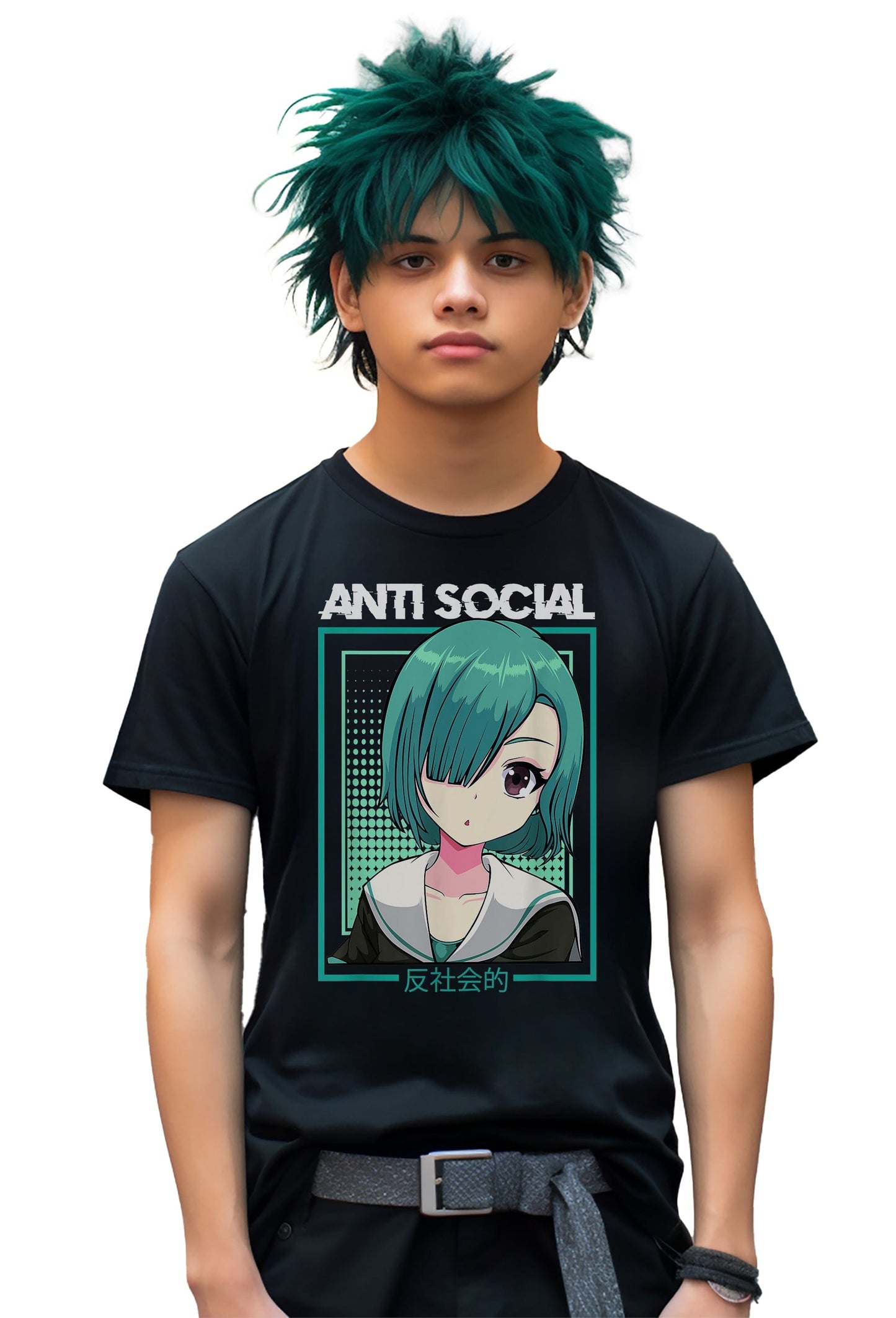 Anti-Social Anime Girl Kawaii T-Shirt