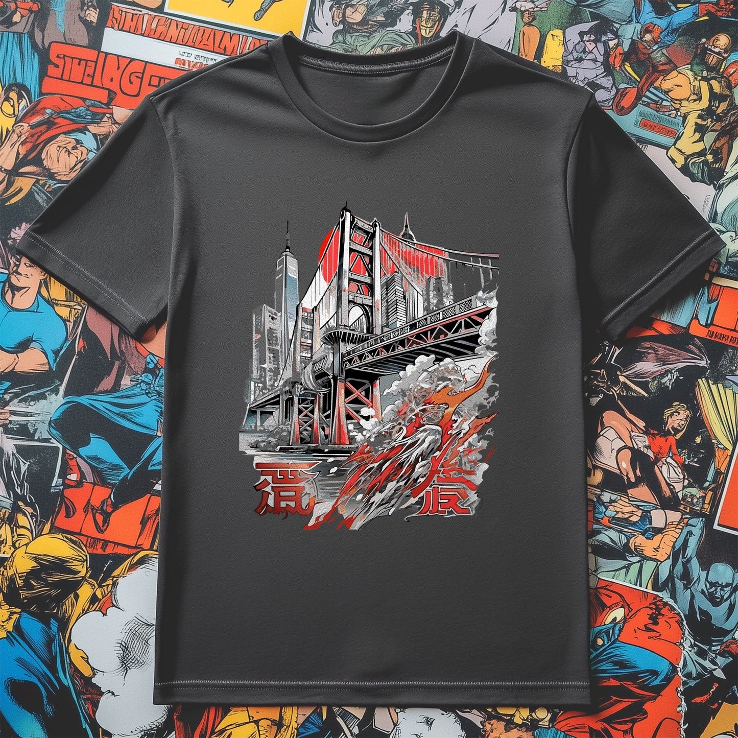 Tokyo Birdge Anime T-shirt