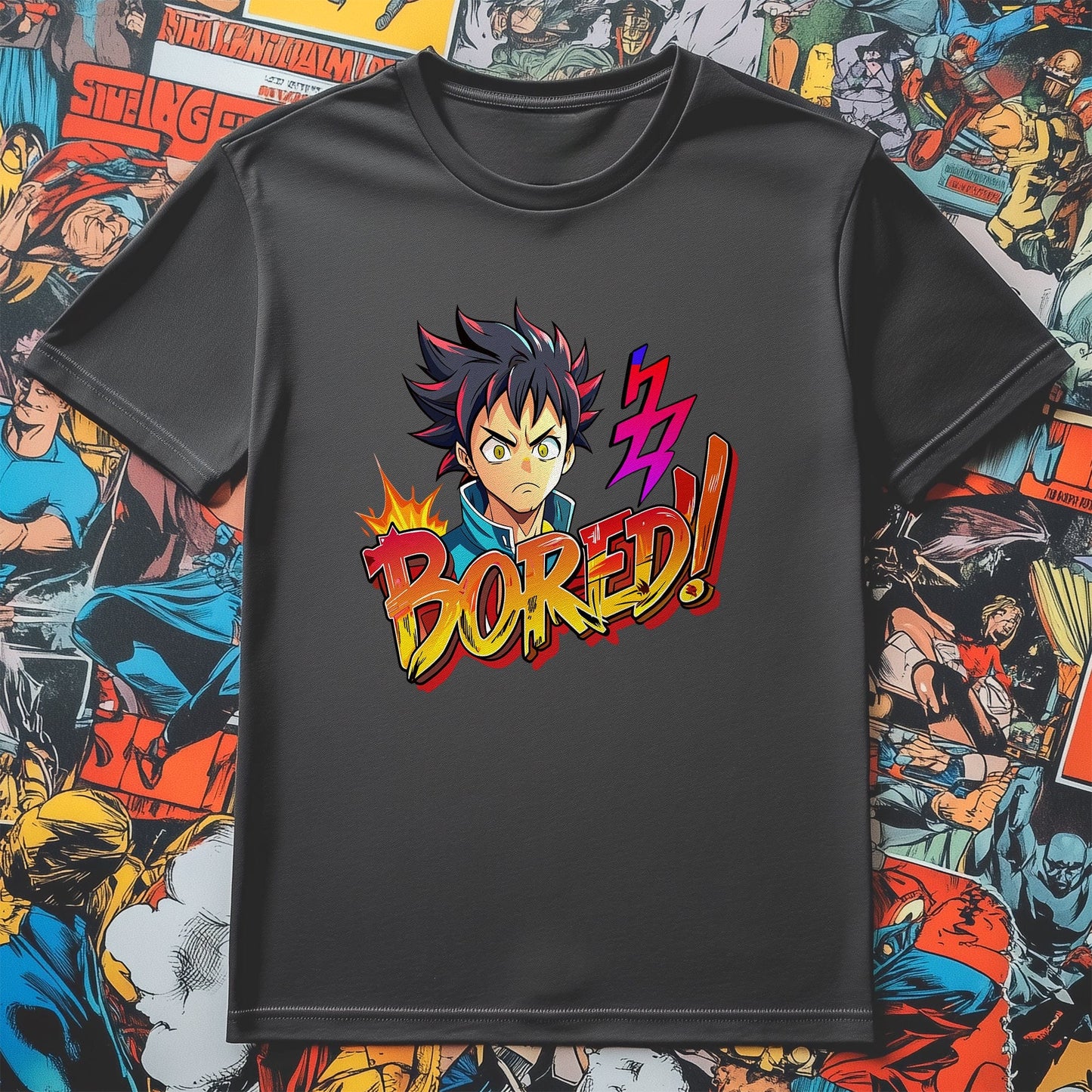 Bored Anime Boy T-Shirt