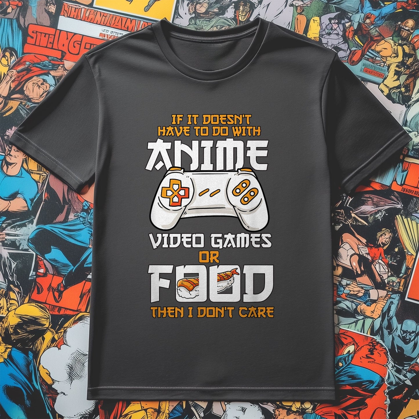 Anime Video Games Food T-shirt