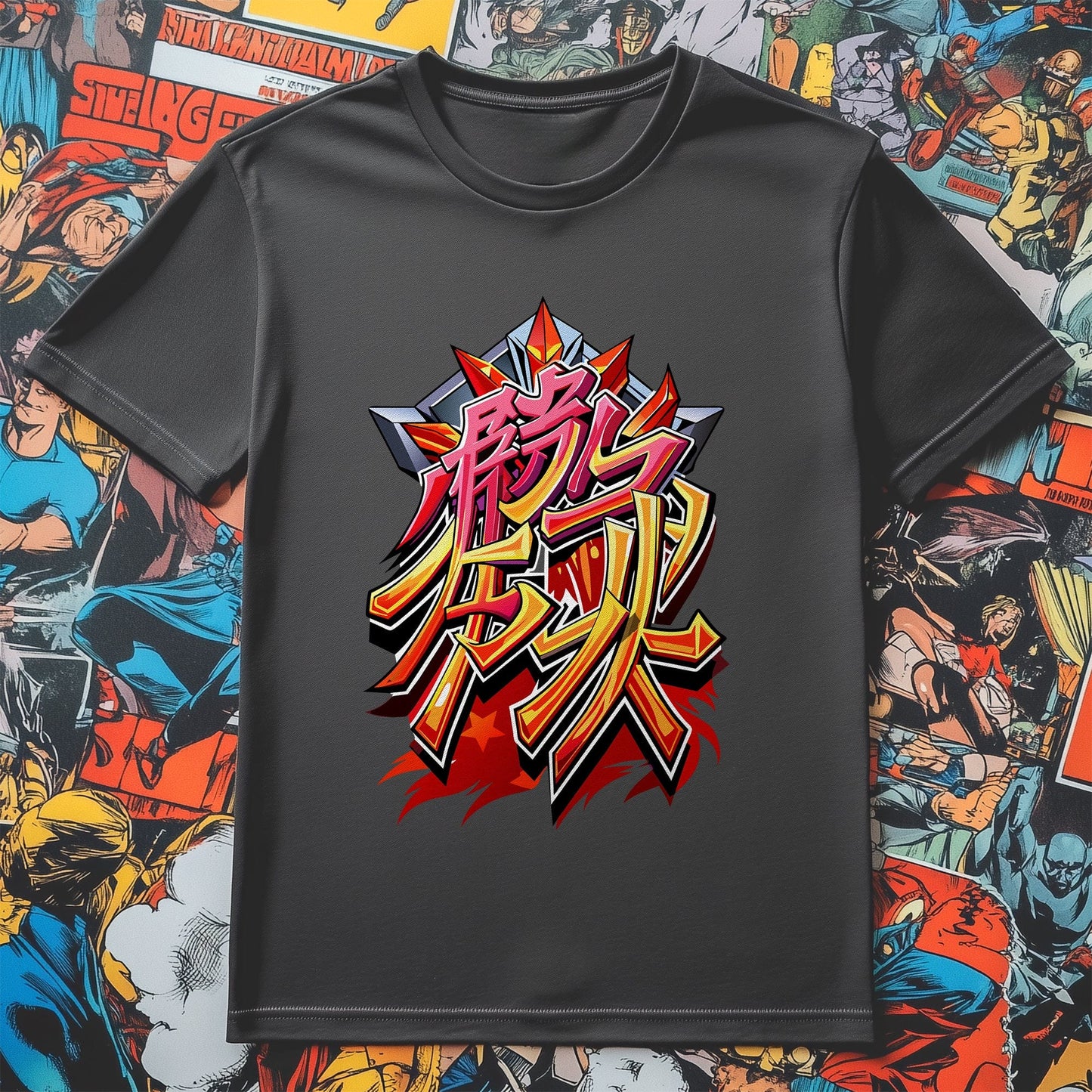 Bold Anime Text T-Shirt