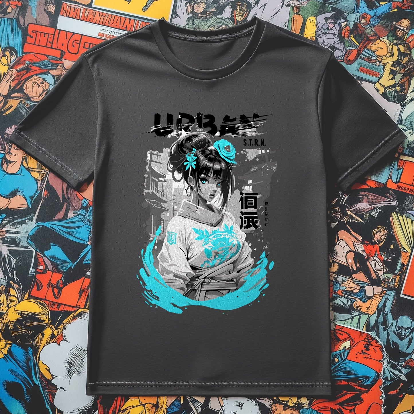 Urban Samurai Anime T-Shirt