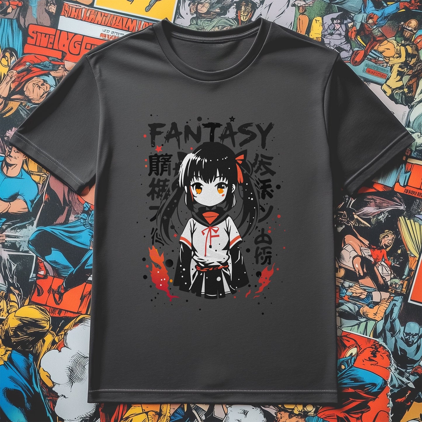 Cute Fantasy Anime Girl T-Shirt