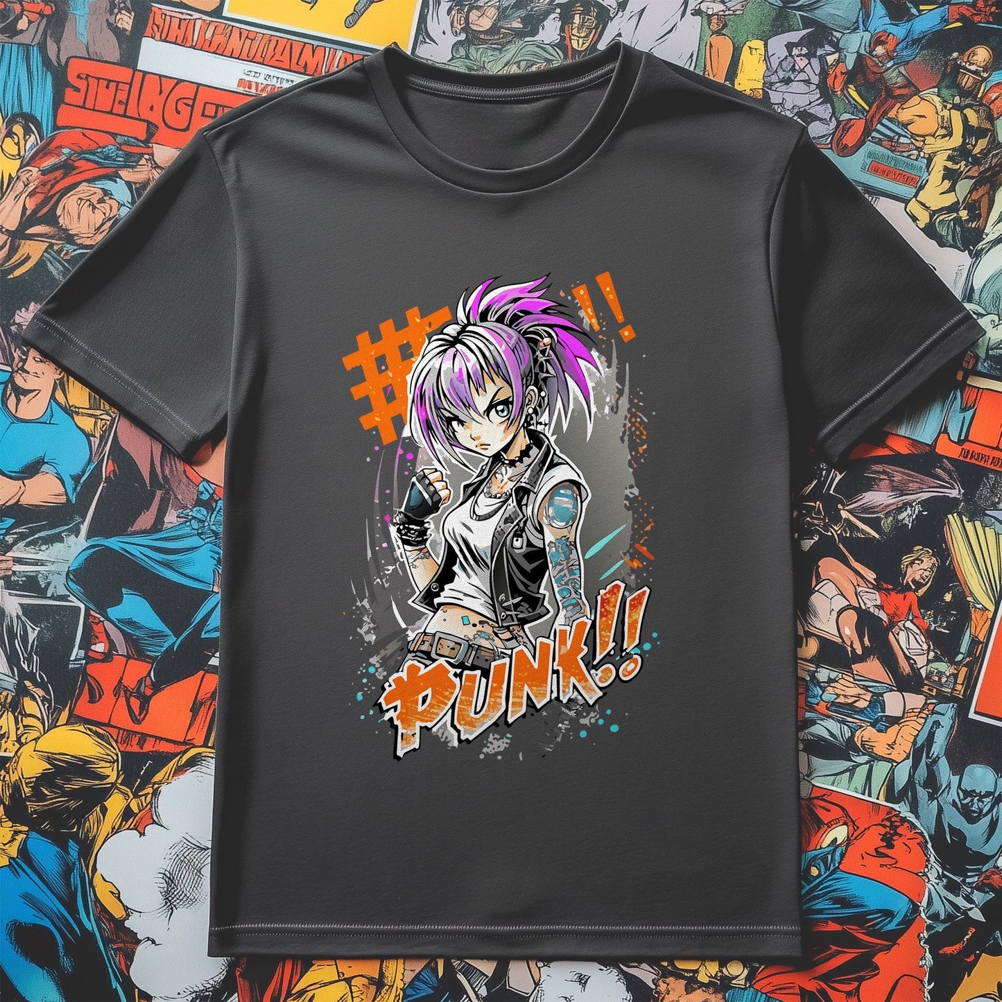 Punk Anime t-shirt
