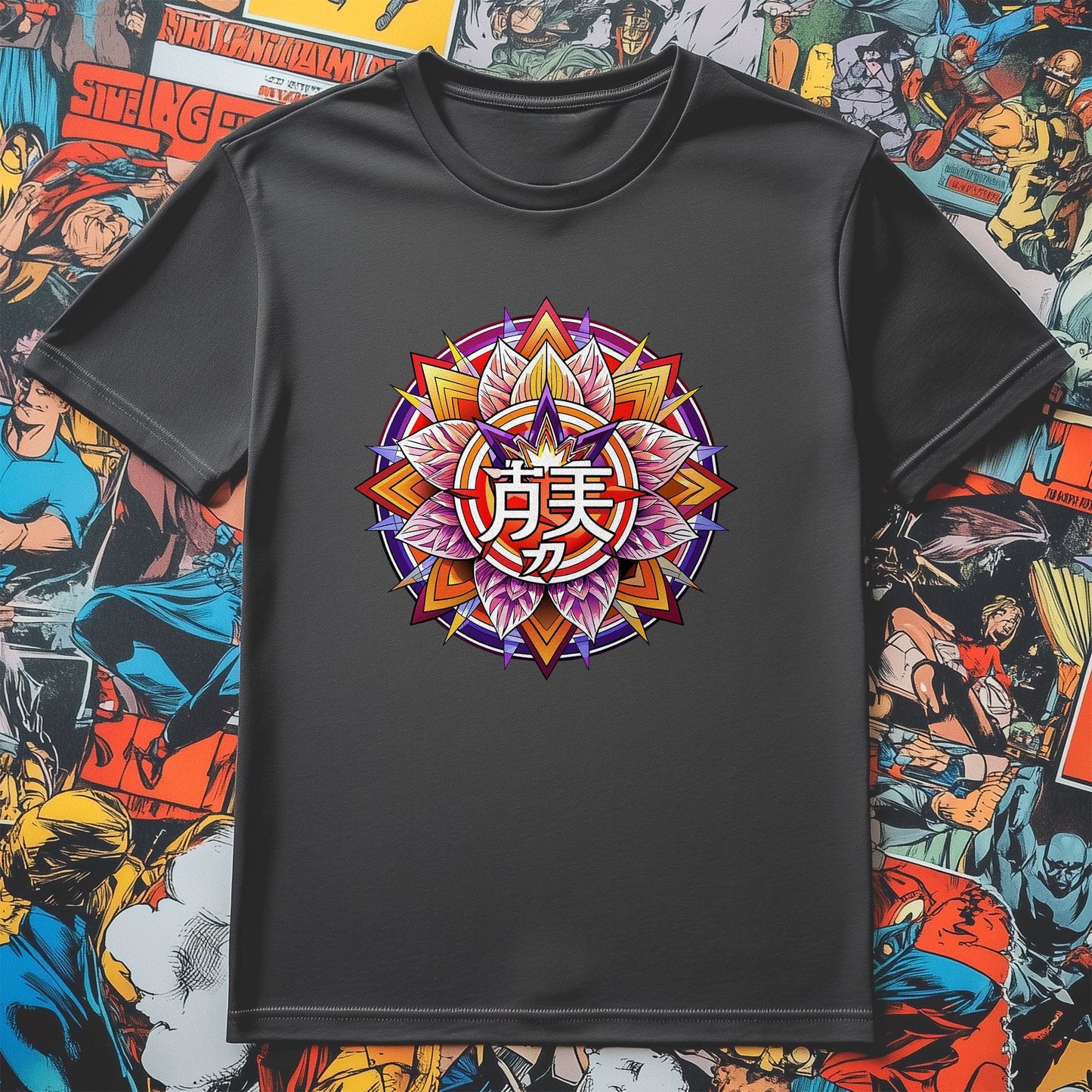 Anime Flower T-shirt Bloom