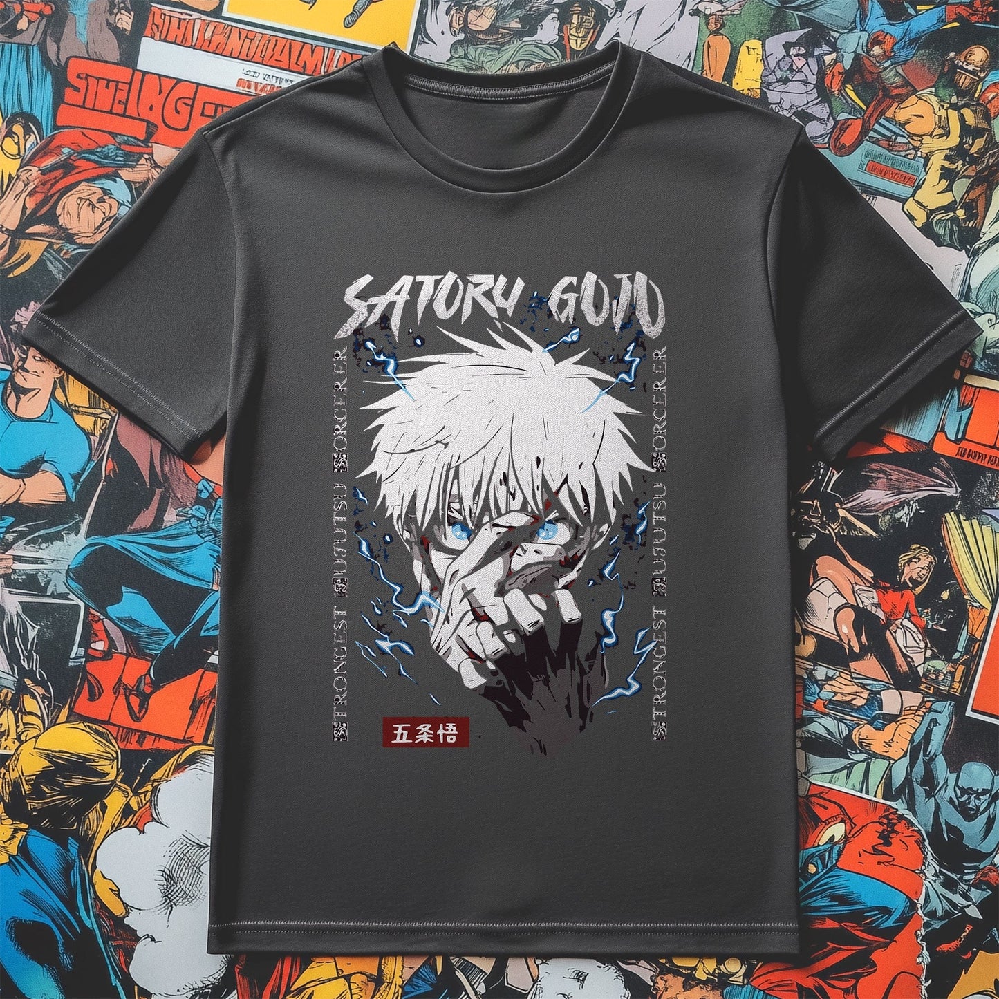 Satoru Anime Face T-shirt