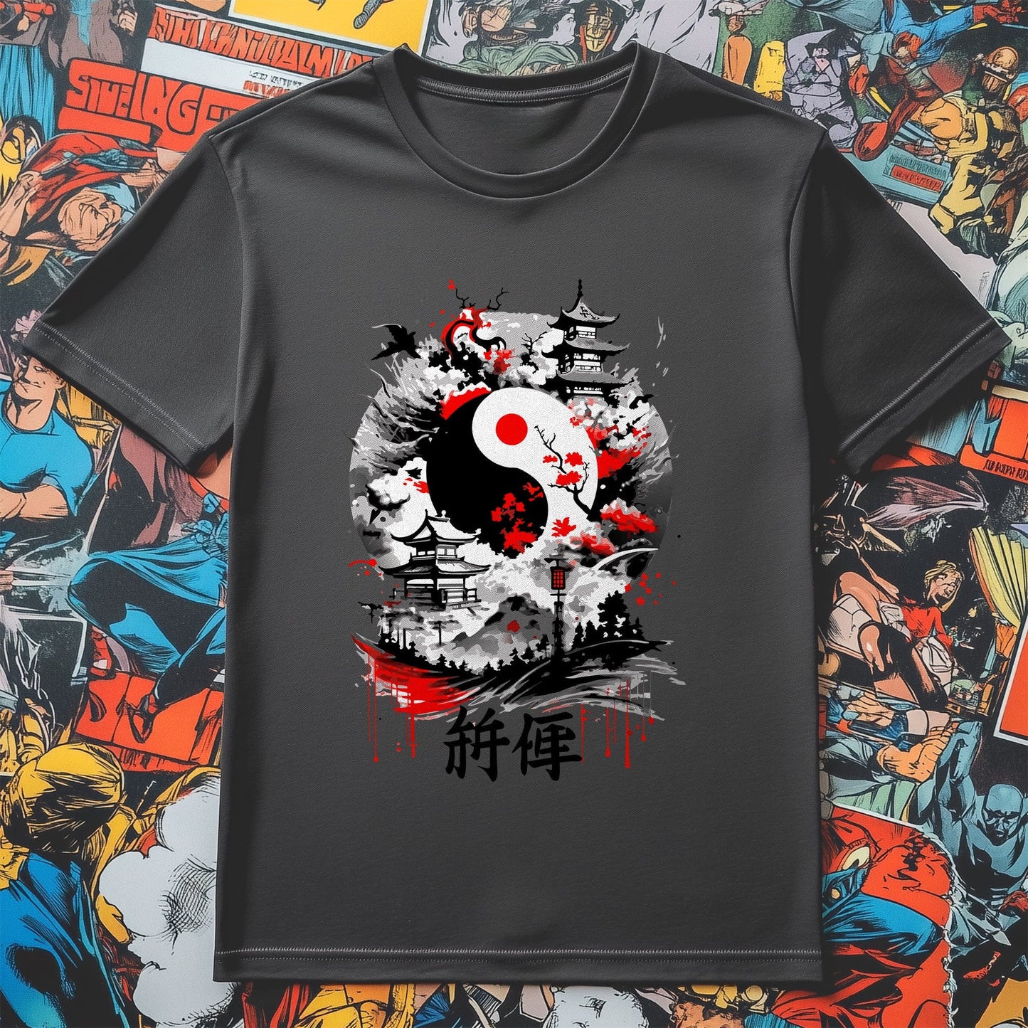 Yin Yang Anime t-shirt